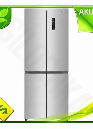 Ve холодильник side by side new version edler silver 426l no frost електронне керування для дому та сі n6w_ver