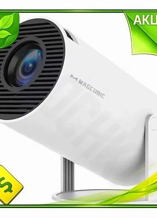 Ve проектор magcubic портативний led new version 720p з android 11 для домашнього кінотеатру та ігор n6w_ver