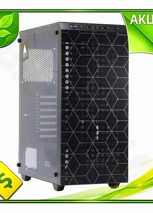 Ve корпус gtl gaming black new version mid tower для пк atx micro atx mini itx з бічною панеллю зі скл n6w_ver