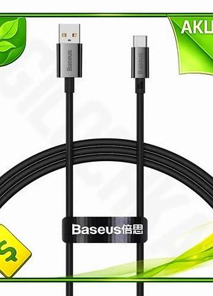 Ve кабель usb type-c 1 new version м baseus superior 100 вт 6a чорний для синхронізації зарядки tpe n6w_ver