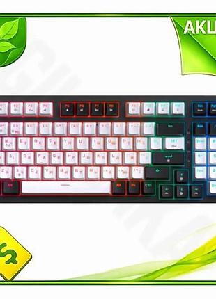 Ve клавиатура gamepro механическая rgb new version подсветка usb для геймеров без цифрового блока hot- n6w_ver