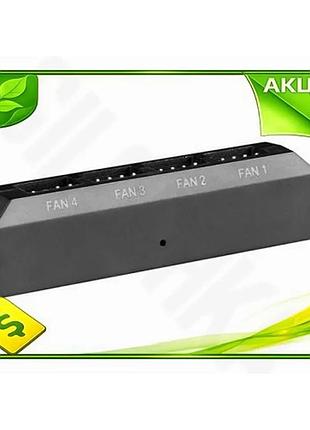 Ve контролер вентилятора deepcool fh-04 new version black 4x4-pin pwm для пк охолодження системи управ n6w_ver