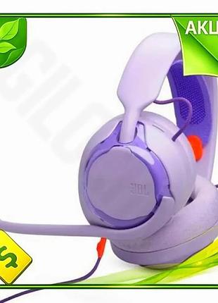 Ve наушники jbl quantum 250 new version purple проволочные геймерские с микрофоном 3,5 мм поворотные д n6w_ver