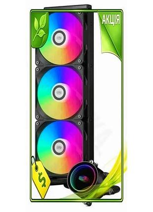 Ve система жидкостного охлаждения pccooler new version 360 мм argb черная для процессора охлаждения пк n6w_ver