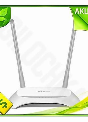 Ve роутер tp-link бездротовий wi-fi new version 300 мбіт/с 2.4 ггц 4 lan антени для дому та офісу n6w_ver