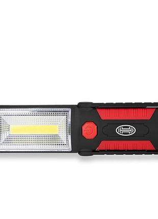 Переноска диодная 3w cob/220 lm +1w l=215/3000mah/microusb/heyner led 575100/сменная угла,магнит, крючок nai