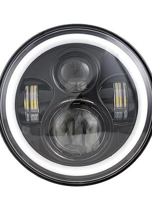 Фара-led круг 60w 177*70mm 5w*4 10-30v+drl 4800lm/6000k "brevia" 60160hlx1 nai