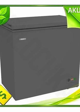 Ve морозильна скриня edler 195л new version grey механічне управління для заморожування продуктів 9кг n6w_ver