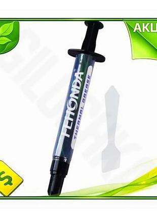 Ve термопаста fehonda tg-9 10 new version г шприц 9.8 вт/мк для ноутбуков и пк термопроводность шпател n6w_ver