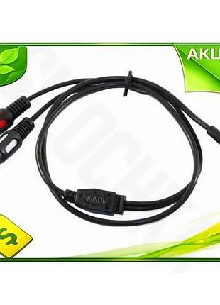 Ve кабель-перехідник звуковий 3,5 мм new version (m) - 2xrca (m) 0,8 м black atcom аудіокабель для під n6w_ver