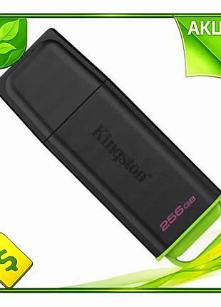 Ve флеш накопитель usb 256гб new version kingston datatraveler exodia черный зеленый для хранения данн n6w_ver