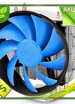 Ve кулер для процесора deepcool new version 130 вт баштовий охолоджувач для intel amd без підсвічуванн n6w_ver