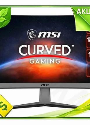 Ve монитор изогнутый 23.6" msi new version black va 1920x1080 180 гц для геймеров и компьютерных игр n6w_ver