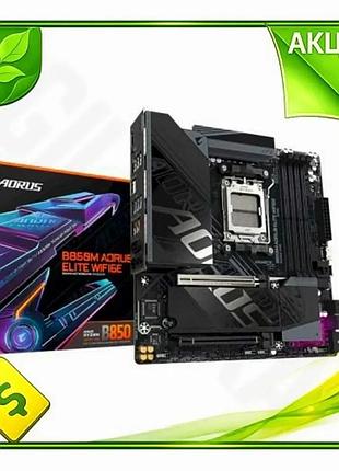 Ve материнская плата gigabyte am5 new version b850m aorus elite wifi 6e для пк с поддержкой ddr5 и 4xs n6w_ver