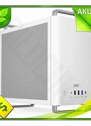Ve корпус 2e credo v300b new version mesh white mini tower для pc micro atx mini itx комп'ютерний чохо n6w_ver