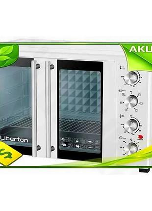 Ve электродуховка liberton 1700w 50л new version конвекционная духовка с таймером вертел механическое n6w_ver
