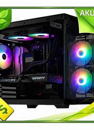 Ve комп'ютер gtl abyss r5-7500x3d new version 32гб ddr5 rtx 5070 1тб для ігор та роботи геймерський пк n6w_ver