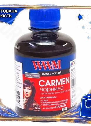 Dm чорнило wwm canon специфікація 2.2 чорне 200 мл водорозчинне універсальне для принтерів canon чорни spe|lz