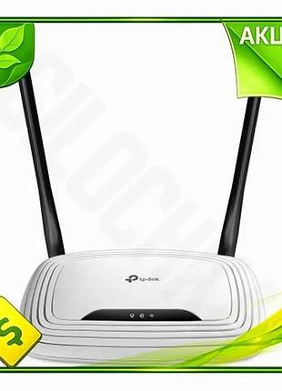 Ve роутер tp-link бездротовий wi-fi new version 300 мб/с 2.4 ггц з 4 lan портами для дому та офісу мар n6w_ver