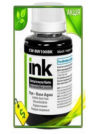 Ve чернила colorway black 100 new version мл водорастворимые для принтеров brother черные чернила для n6w_ver