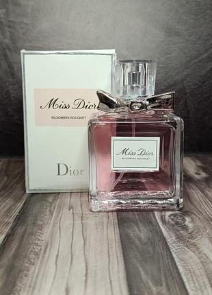 Уценка! женская парфюмированная вода miss dior blooming bouqet (мис диор шери блуминг букет) 100 мл