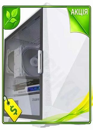 Ve корпус zalman для пк new version білий mid tower micro atx mini itx з бічною панеллю зі скла охолод n6w_ver
