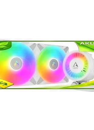 Ve система жидкостного охлаждения arctic new version liquid freezer iii 280 a-rgb белая жидкостное охл n6w_ver