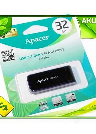Ve флеш накопитель usb 32гб new version apacer черный слайдер для хранения данных переносной накопител n6w_ver