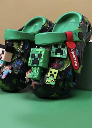 Сабо детские declare mineсraft кроксы майнкрафт 31