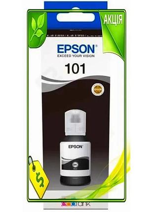 Ve чернила epson 101 black new version 127 мл пигментные чернила для офисной и домашней печати n6w_ver
