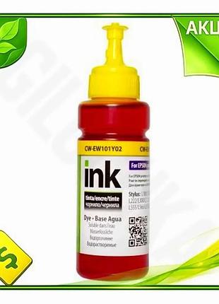 Ve чорнило colorway epson 664 new version жовте 100 мл водорозчинне для принтера картридж фарба для др n6w_ver