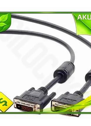Ve кабель dvi-d (m) - new version dvi-d (m) 3 м чорний cablexpert для комп'ютера зображення відеокабел n6w_ver