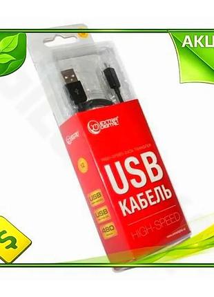 Ve кабель usb 2.0 am new version microusb 1,5 м чорний extradigital перехідник для смартфона зарядний n6w_ver