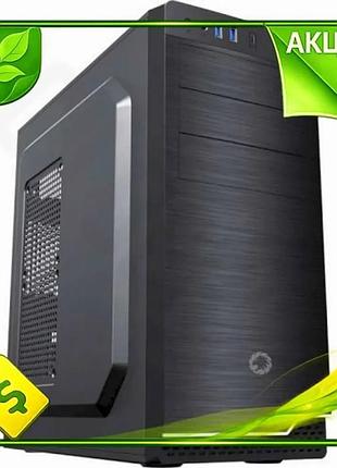 Ve корпус gamemax mid tower new version чорний для пк atx micro atx mini itx з usb 3.0 type-c 120mm ве n6w_ver