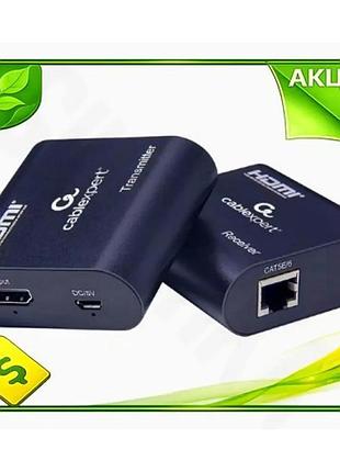Ve подовжувач hdmi cablexpert активний new version до 60 м для телевізора і монітора по кручений парі n6w_ver