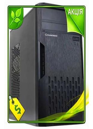 Ve корпус gamemax et-210 black new version midi tower 400 вт для пк комп'ютерний корпус atx micro atx n6w_ver