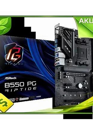 Ve материнська плата am4 b550 new version asrock b550 pg riptide для ігрового пк з crossfirex 4xddr4 6 n6w_ver