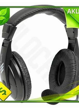 Ve наушники defender usb черные new version накладные с регулятором громкости для пк игровые с микрофо n6w_ver