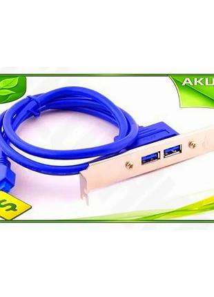Ve планка розширення atcom 2xusb new version 3.0 для комп'ютера задня панель usb хаб для підключення п n6w_ver