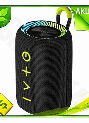 Ve портативная колонка havit bluetooth new version 5.4 15вт черная акустика для музыки с rgb ipx6 8 ч n6w_ver