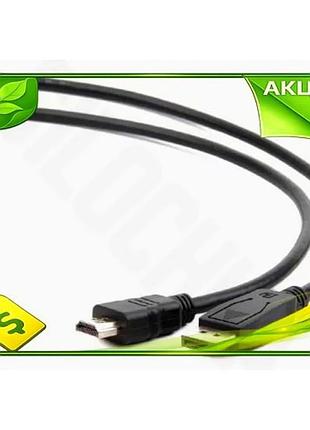 Ve кабель displayport до hdmi new version 3 м чорний cablexpert перехідник для відео та аудіо сигналу n6w_ver