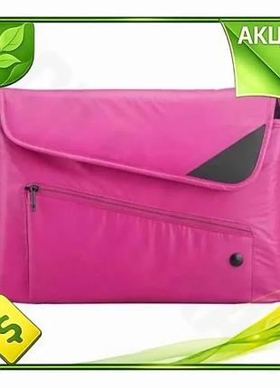 Ve сумка для ноутбука 12" new version sumdex pink поліестер для дівчат стильна сумка для комп'ютера n6w_ver