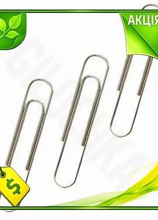 Ve скрепки никелированные h-tone 50 new version мм 100 шт круглые для бумаги скрепки канцелярские n6w_ver