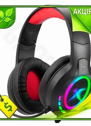 Ve наушники xtrike me накладные new version с микрофоном usb rgb подсветка для геймеров игровая гарнит n6w_ver