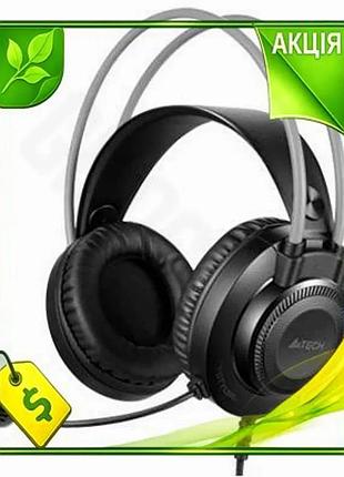 Ve наушники a4tech fstyler grey new version накладные с микрофоном 3,5 мм для онлайн-курсов и игр n6w_ver