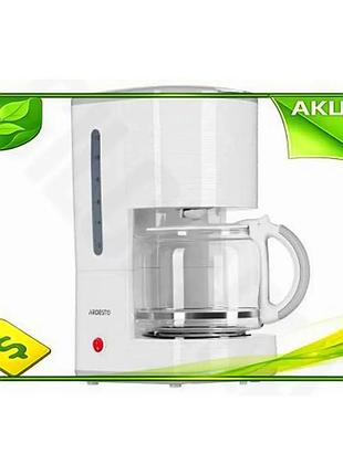 Ve кавоварка ardesto крапельна 1080вт new version для приготування кави 1,5л для дому та офісу n6w_ver