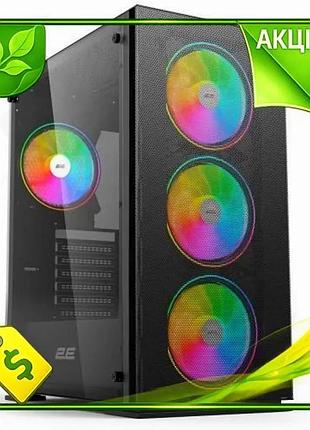 Ve корпус 2e gaming virtus new version neo черный mid tower для atx micro atx mini itx с argb подсветк n6w_ver