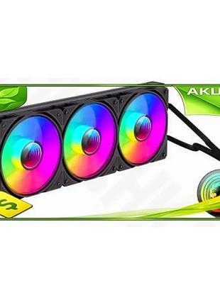 Ve система рідинного охолодження gamemax new version 360 мм для процесора argb охолоджувач для пк з ни n6w_ver