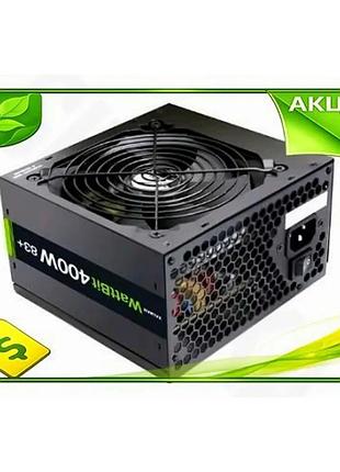 Ve блок питания 400 вт new version zalman wattbit ii черный для пк с защитой ovp uvp scp opp и 120 мм n6w_ver