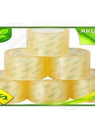 Ve скотч канцелярський прозорий 18 new version мм 18 м 8 шт baoke для офісу та дому клейка стрічка n6w_ver